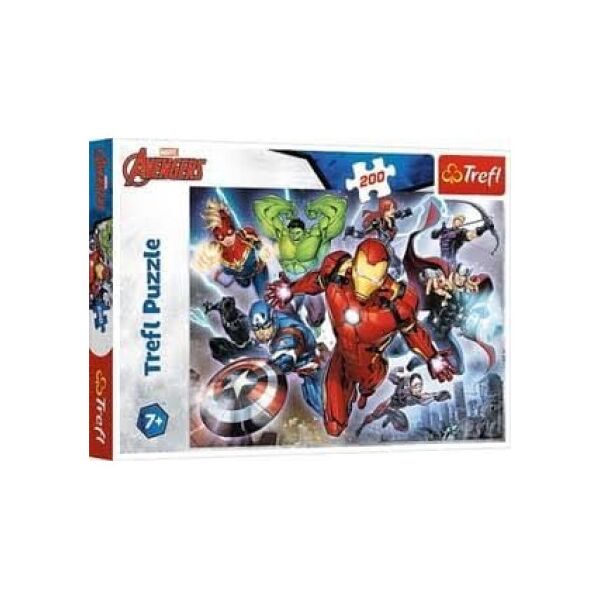 Trefl Puzzle 200 Elementów Waleczni Avengers 6495303 5900511132601