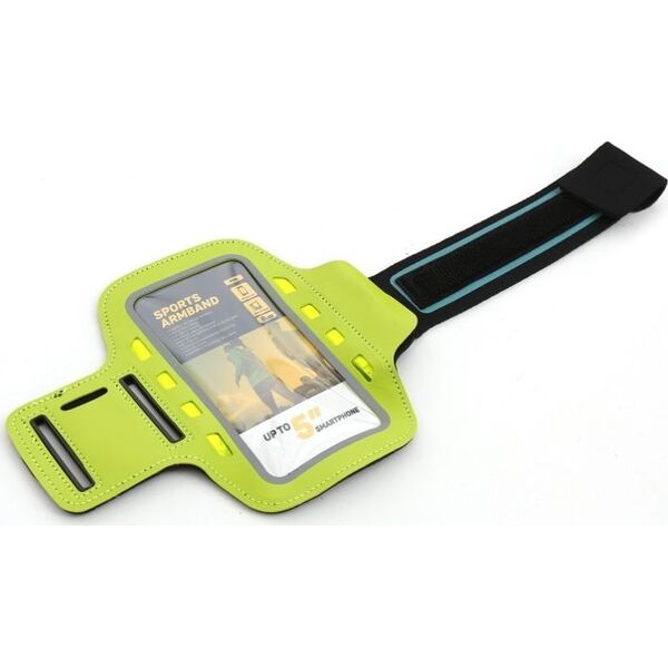 Platinet PLATINET SPORT ARMBAND FOR SMARTPHONE GREEN WITH LED [43707] 6503960 5907595437073