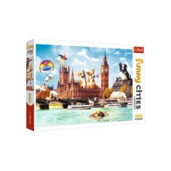 Trefl Puzzle 1000 elementów - Psy w Londynie 6503992 5900511105964