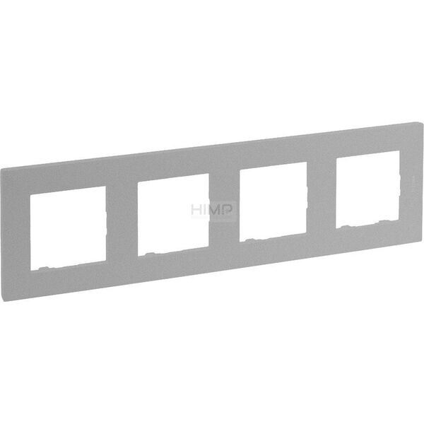 Legrand Niloe Step - ramka poczwórna 4x- kolor aluminium 863394 6505618 3414971838871