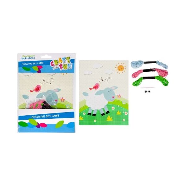 Craft with Fun ZESTAW KREATYWNY WIELKANOCNY BARAN CRAFT WITH FUN 445962 6511469 5903246488180