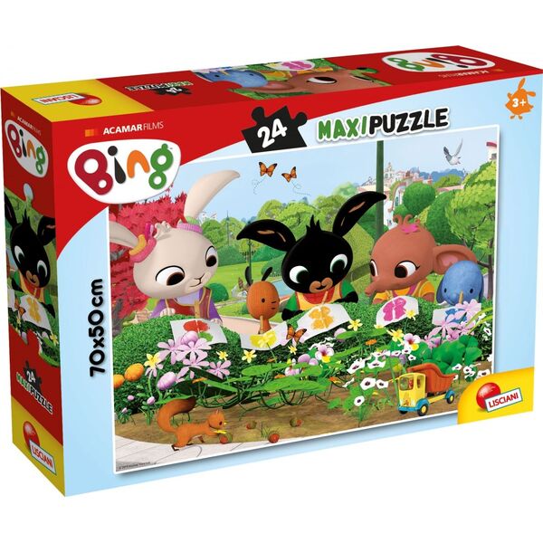 Lisciani Puzzle Maxi 24 elementów Bing Obserwacja natury 6577360 8008324081219