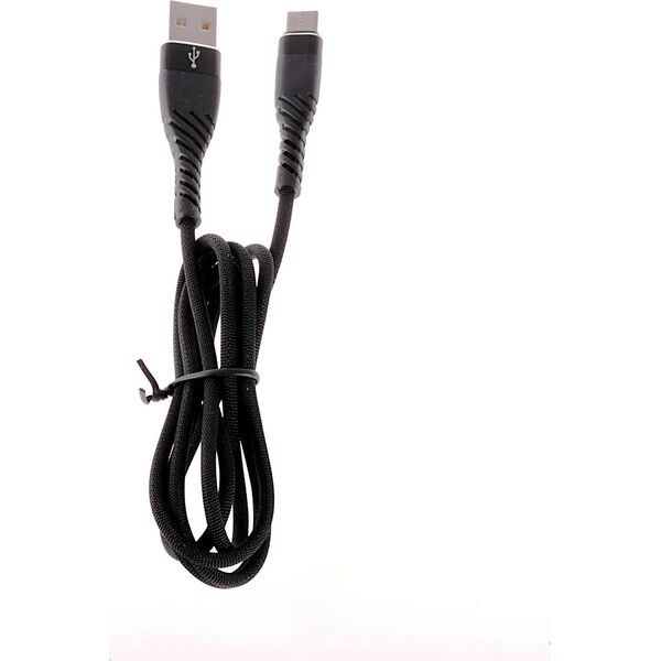Kabel USB Libox USB-A - USB-C 1 m Czarny (LB0153) 6602923 5902689075841