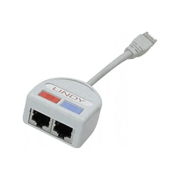 Lindy Lindy Port Doubler UTP 2x 10/100BT RJ-45 Splittercat.5 2xEt 6630042 4002888340021