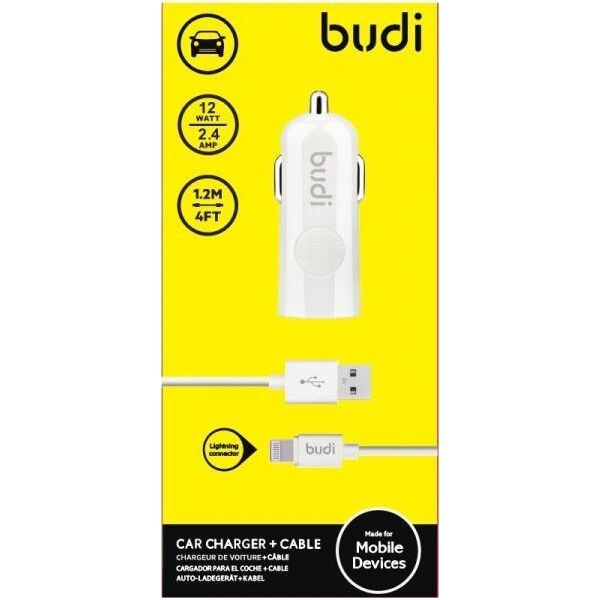 Ładowarka Budi 1x USB-A 2.4 A  (BD062L) 6640090 6971536920800