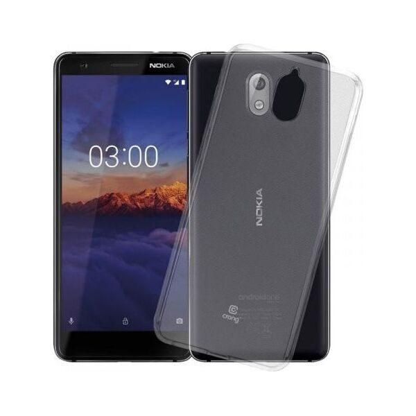 Crong Crong Crystal Slim Cover - Etui Nokia 3.1 (przezroczysty) 6642020 5907731980654