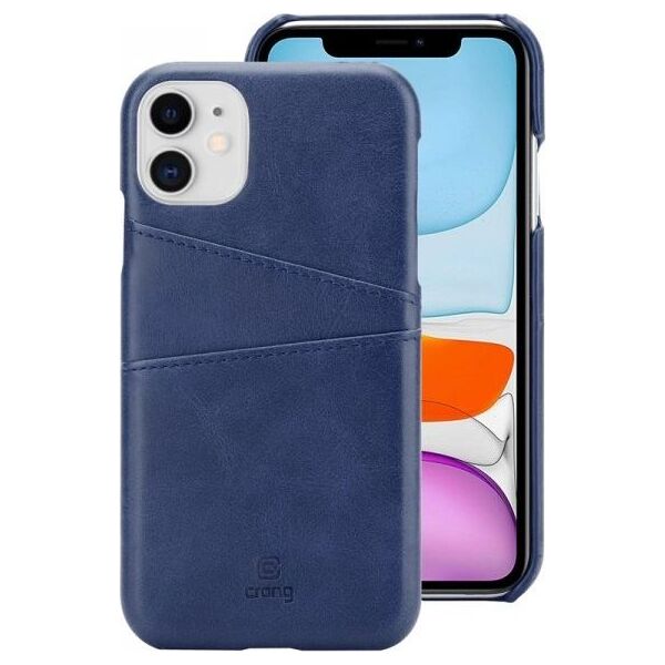 Crong Crong Neat Cover - Etui iPhone 11 Pro z kieszeniami (niebieski) 6642056 5907731982801