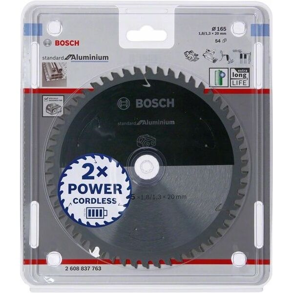 Bosch piła standard do aluminium 165x20x54z (2608837763) 6665960 3165140958851