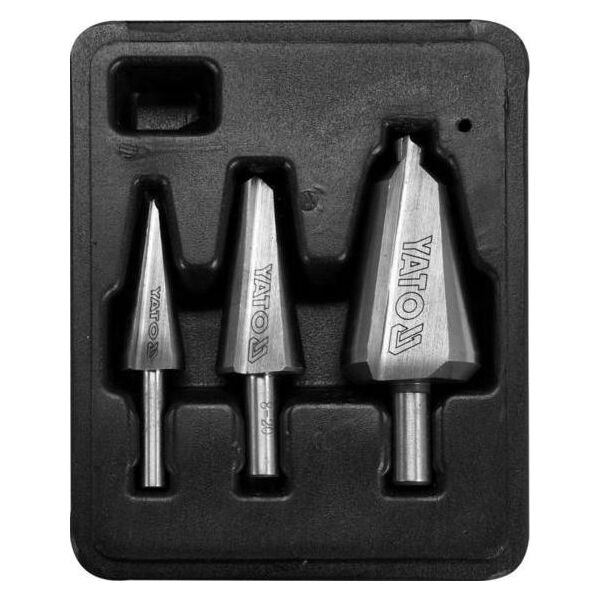 Wiertło Yato stopniowe walcowe 3 14 16 8 20 30mm 3szt. (YT-44730) 6666248 5906083042324