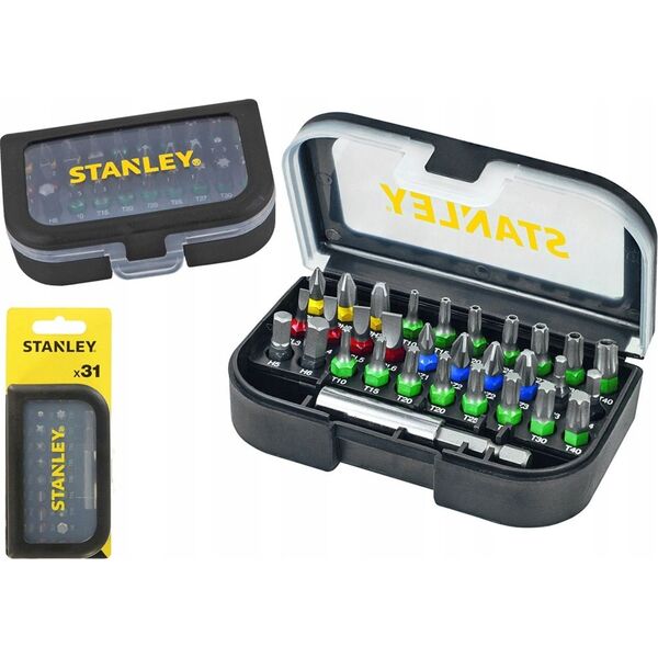 Stanley zestaw bitów 31 elementów (STA60490-XJ) 6685387 5035048089927