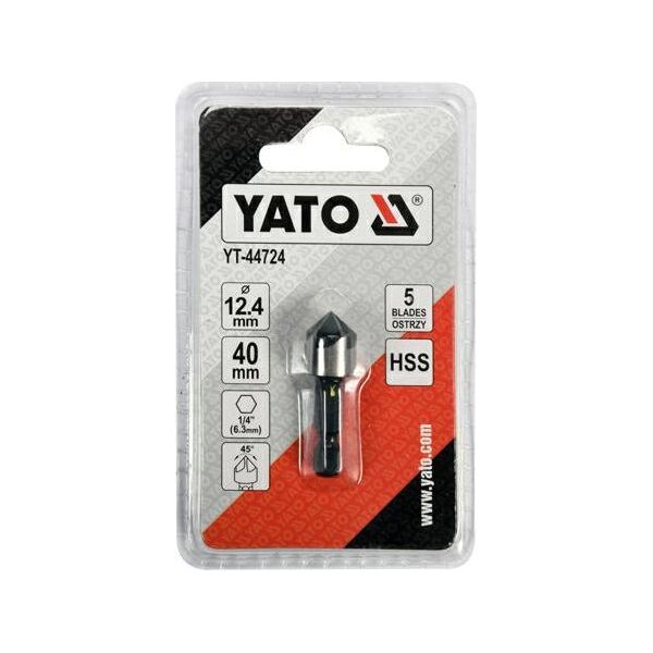 Yato Pogłębiacz do metalu 12,4mm HEX (YT-44724) 6685525 5906083049170
