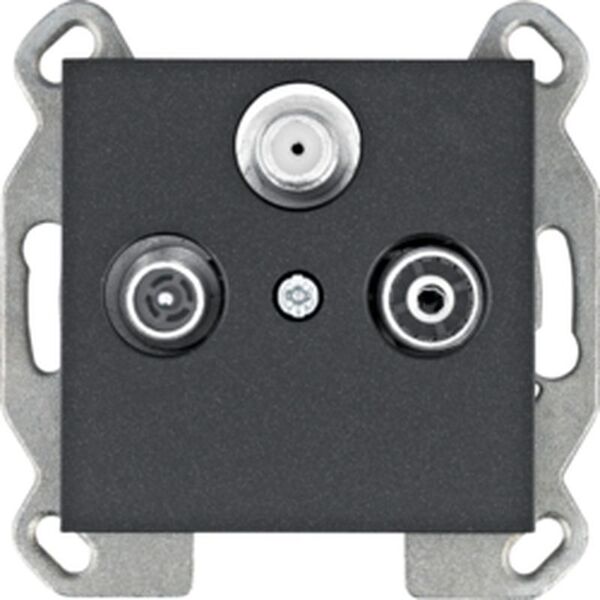 Hager Lumina Gniazdo RTV-SAT końcowe czarne WL3113 6708996 8694407003904