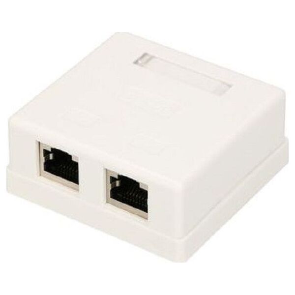 ExtraLink EXTRALINK 2XRJ45 CAT5E STP WALL MOUNT OUTLET 6747763 5902560369649