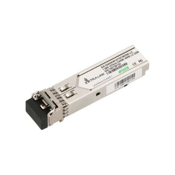 Moduł SFP ExtraLink Extralink EXTRALINK SFP CWDM 1.25G 1470NM SM 40KM LC DDM (EX.13575) - E4EX.13575 6748032 5903148913575