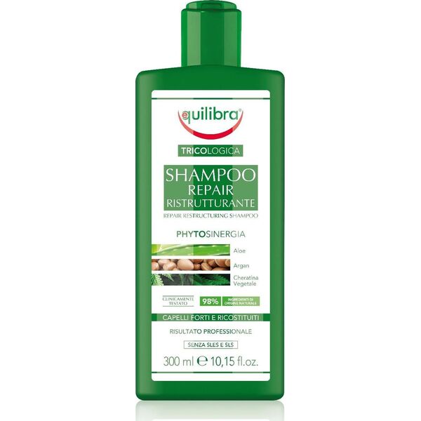 Beauty Formulas Equilibra Tricologica Naprawczy Szampon restrukturyzujący - włosy matowe i zniszczone 300ml 6794568 8000137015566