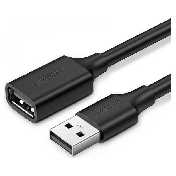 Kabel USB Ugreen USB-A - USB-A 2 m Czarny (UGR397BLK) 6859426 6957303813162