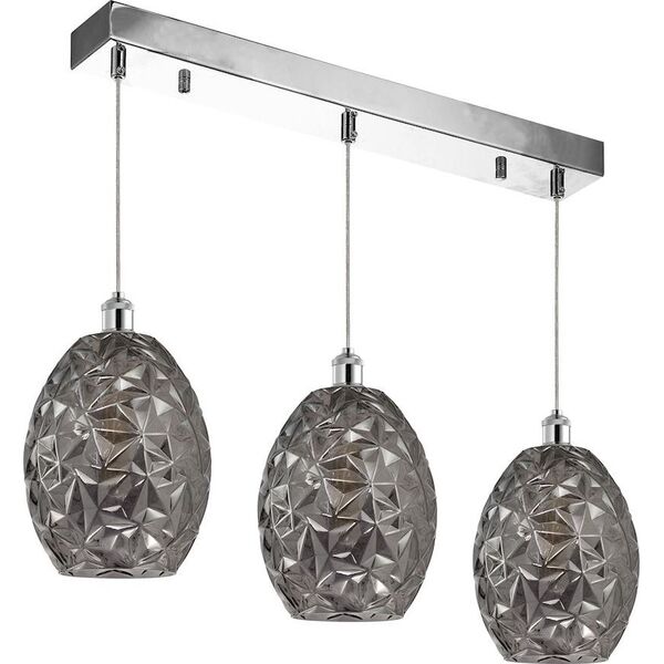 Lampa wisząca Milagro BELIZE glamour chrom  (ML5487) 6890384 5902693754879