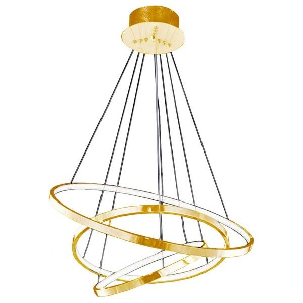 Lampa wisząca Azzardo WHEEL nowoczesna złoty  (AZ2918) 6892288 5901238429180