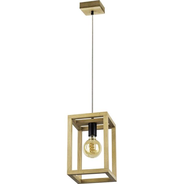 Lampa wisząca Spotlight Lampa wisząca brązowa kuchenna Spotlight Kago drewno dębowe 61540174 6905205 5901602366523