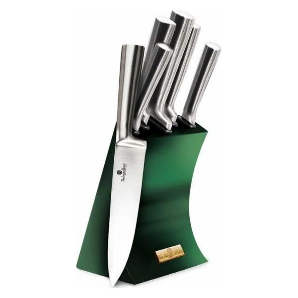 Berlinger Haus ZESTAW NOŻY W STOJAKU BERLINGER HAUS EMERALD METALLIC LINE BH-2448 6921728 5999108405808