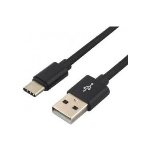 Kabel USB EverActive USB-A - USB-C 1.2 m Czarny (CBB-1.2CB) 6924832 5903205771124