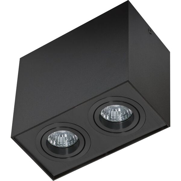 Lampa sufitowa Azzardo Oprawa natynkowa kwadratowa czarna AZzardo ELOY 2 AZ2138 6929506 5901238421382