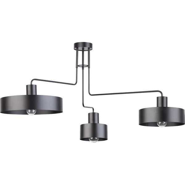 Lampa sufitowa Sigma Czarna lampa podsufitowa do salonu Sigma Vasco 31553 6942580 5902846813293