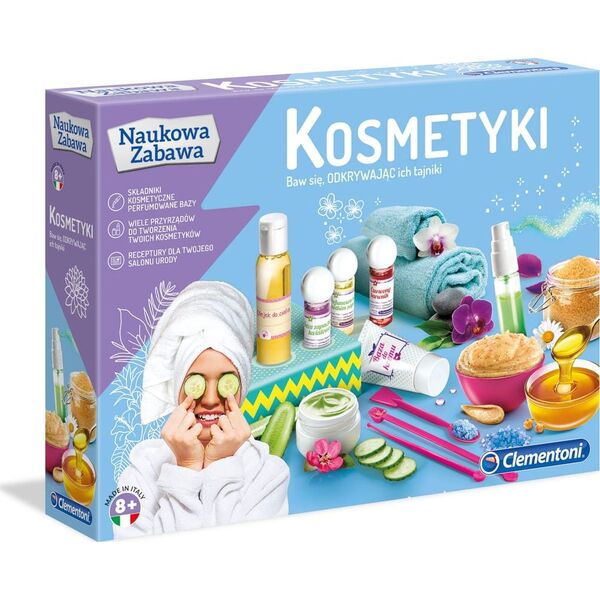 Clementoni Kosmetyki Naukowa Zabawa 8+ 7002427 8005125508914