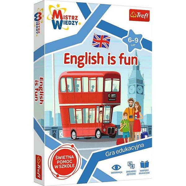 Trefl Mistrz wiedzy - English is Fun TREFL 7132794 5900511019544