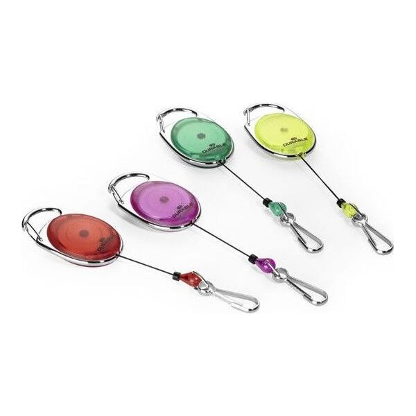 Durable Mechanizm ściągający z klipem Jojo Style 80 cm Durable zielony 7230684 4005546806556