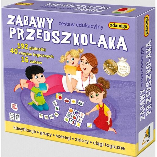 Adamigo Gra Zabawy przedszkolaka 7267652 5902410007578