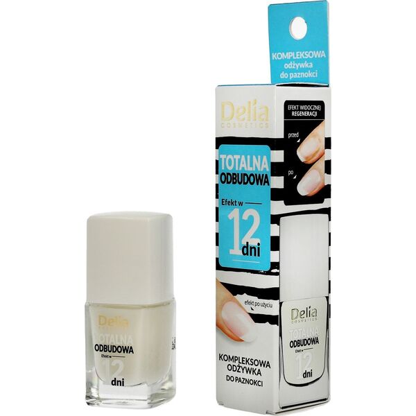 Delia Cosmetics Kompleksowa Odżywka do paznokci Totalna Odbudowa 11ml 7325106 5901350487686