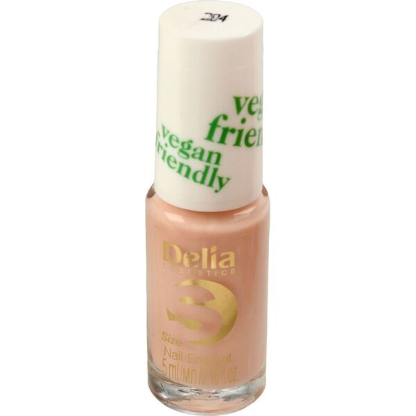 Delia Delia Cosmetics Vegan Friendly Emalia do paznokci Size S nr 204 Honey Pink 5ml 7325139 5901350479735