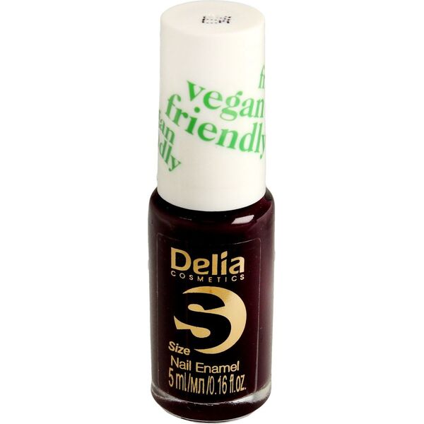 Delia Delia Cosmetics Vegan Friendly Emalia do paznokci Size S nr 225 Black Berry 5ml 7325159 5901350479940