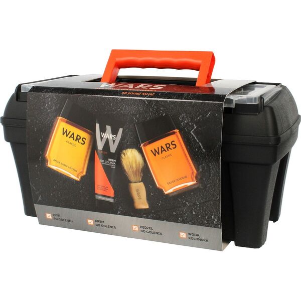 Wars Wars Zestaw prezentowy - Skrzynka Classic (woda po/gol 90ml+krem do gol.65g+woda kolońska 90ml+pędzel) 7325438 5900793045897
