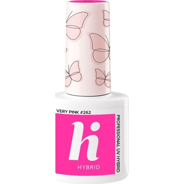 Hi Hybrid Hi Hybrid Lakier hybrydowy Butterfly #262 Very Pink 5ml 7325839 5902751431889