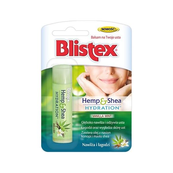 Blistex  Blistex Lip Infusions Balsam do ust nawilżająco łagodzący Hemp & Shea Hydration 1szt 7326124 5903415016374