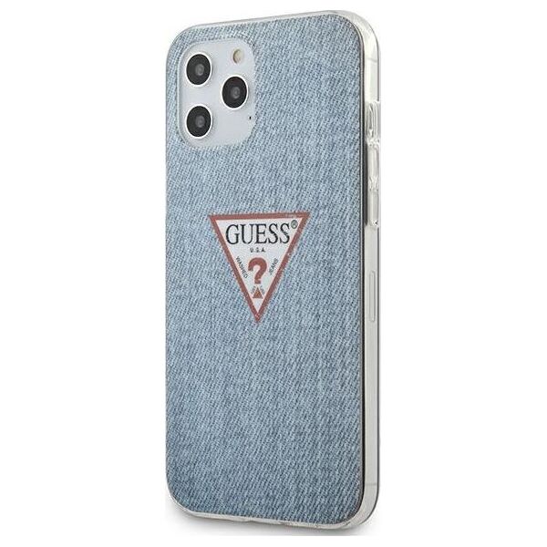 Guess Guess GUHCP12LPCUJULLB iPhone 12 6,7 Pro Max niebieski/light blue hardcase Jeans Collection 7342801 3700740481868