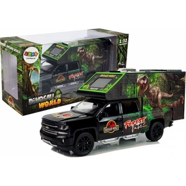 Lean Sport Camper z Dinozaurami 1:32 Czarny 7345162 5908275997047