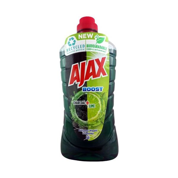 Ajax Ajax Płyn uniwersalny Boost Charcoal+Lime 1L uniwersalny 7370743 8718951332225