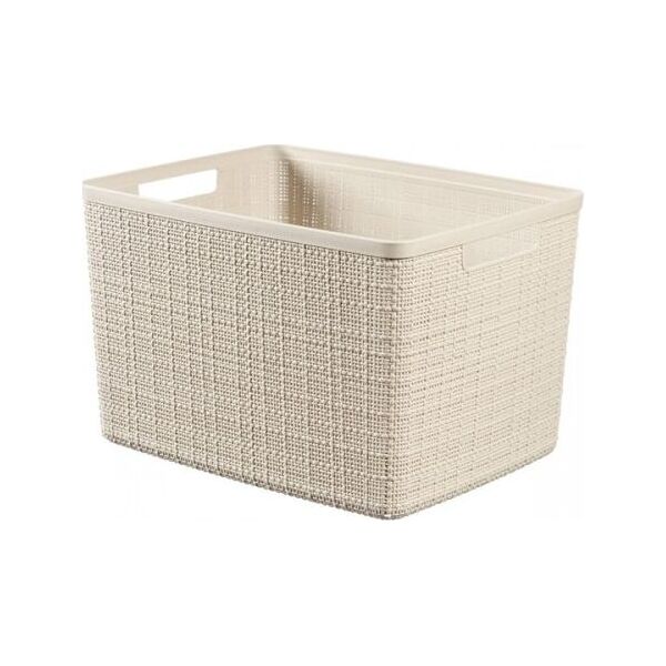 Curver Koszyk Jute L Kremowy Stylowy Curver 7435633 3253921907003