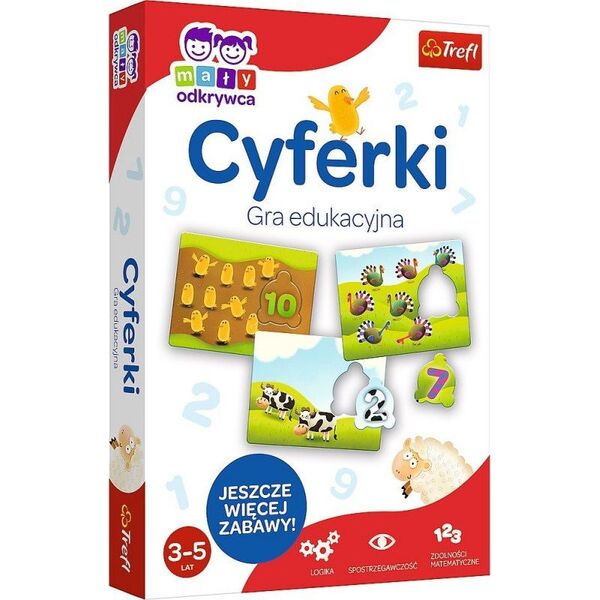 Trefl Gra Cyferki Mały Odkrywca 7447244 5900511019469