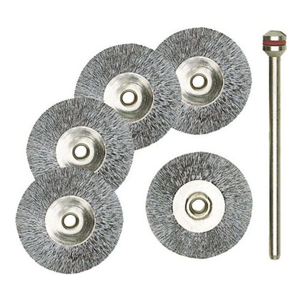 Proxxon Szczotki druciane Proxxon 22 mm dyski Inox [5 cz.] 7463835 4006274289567