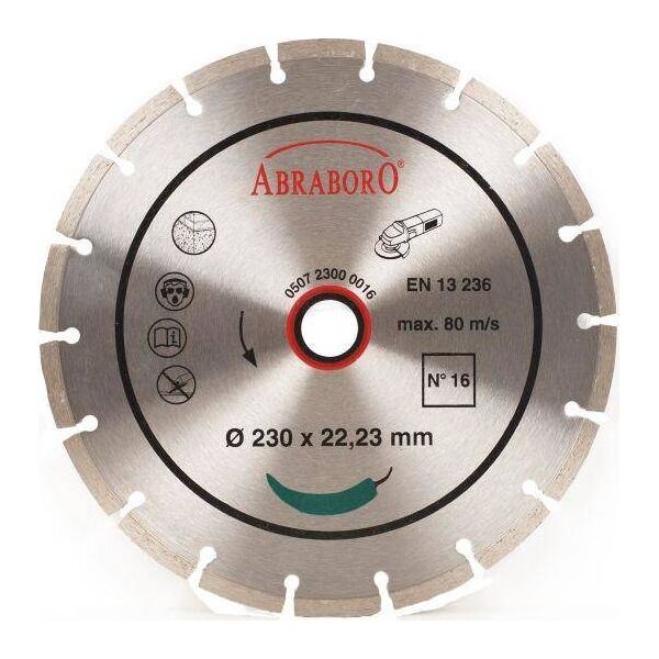 Abraboro Tarcza diamentowa 125 x 22/7 N16 (AB12500016) 7464954 5999082029885