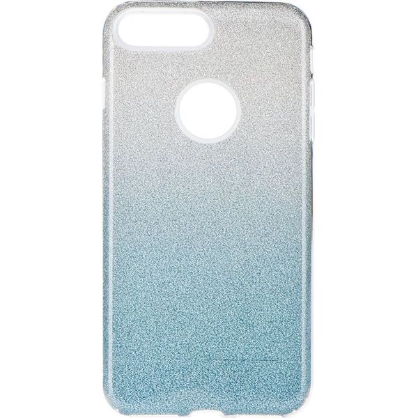 Partner Tele.com Futerał Forcell SHINING do IPHONE 7 Plus / 8 Plus transparent/niebieski 7497840 5901737888716