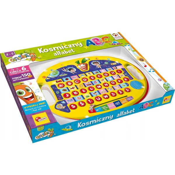 Lisciani Zabawka Edukacyjna Carotina Kosmiczny Alfabet 7513508 8008324082421