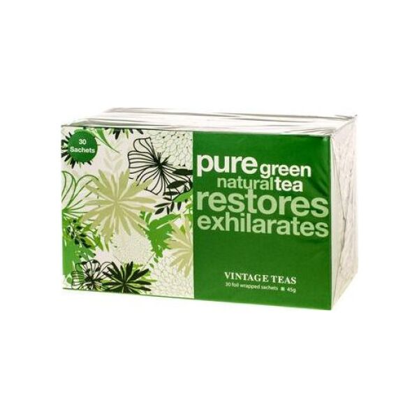 Vintage Teas Vintage Teas Pure Green Tea - 30 torebek 7521640 4792128052233