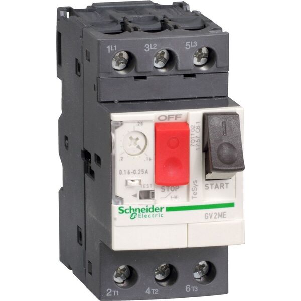 Schneider Electric Wyłącznik silnikowy 3P 0,25kW 0,63-1,0A PL GV2ME05AP 7564723 3606489607630