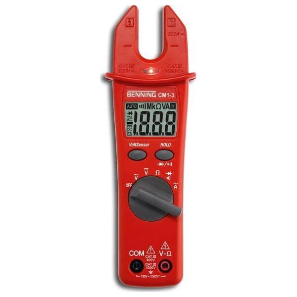 Benning Miernik prądu BENNING CM 1-3 cęgowy z akcesoriami 7565307 4014650440631