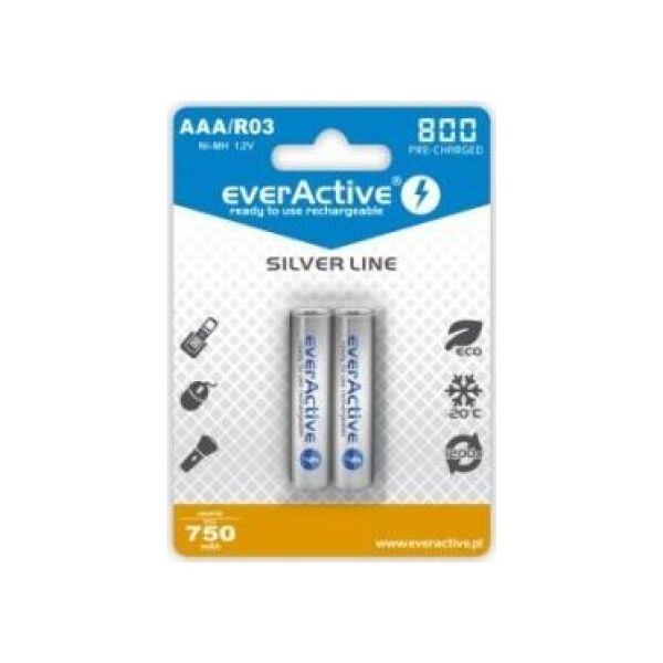 EverActive Akumulator Silver AAA / R03 2 szt. 7625314 5903205771339